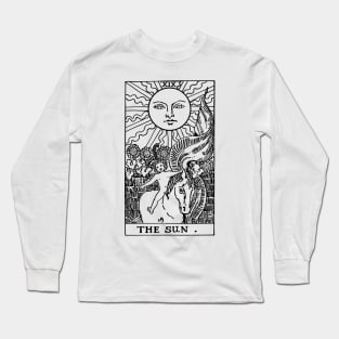 Sun Tarot in black Long Sleeve T-Shirt